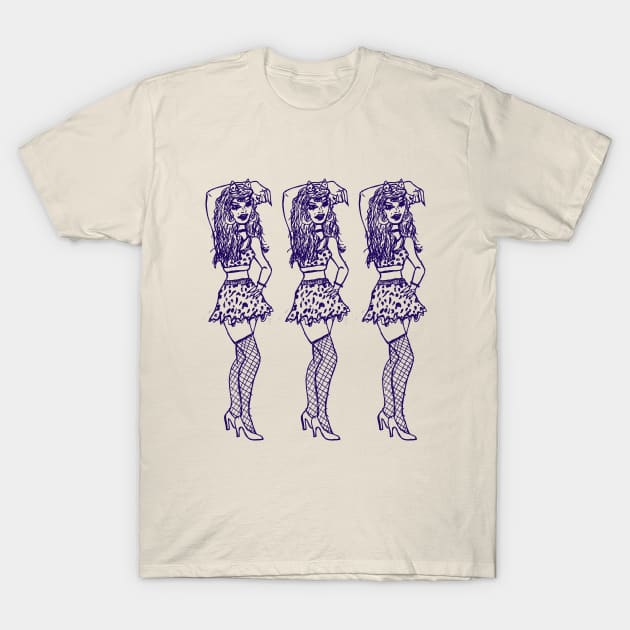 Cat Girl Third Eye T-Shirt by LunaElizabeth